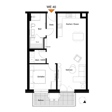 Kueste33 40 Appartamento